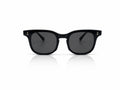 Lunettes de soleil Kioo oversize noires — verres gris fumés Tala Studio GENESIS — vue 1