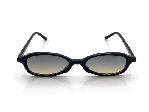 Lunettes Seeyo rectangulaires noires — verres gris fumés collection GENESIS