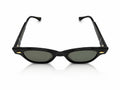 Lunettes 1960 acétate noire — verres verts fumés Tala Studio GENESIS — vue 2