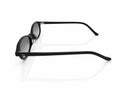 Lunettes Seeyo rectangulaires noires — verres gris fumés collection GENESIS — vue 3