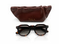 Lunettes Nuru écaille marron oversize — verres dégradés Tala Studio — vue 5